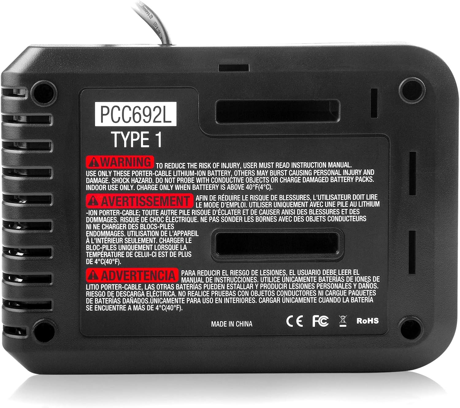 Battery Charger for Porter Cable 20V MAX Lithium Battery PCC685LP PCC680L PCC692L PCC699L and Black Decker 20V Battery LBXR20 LBX4020 - Image 7