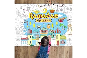 Ramadan Coloring Poster: A Joyous Coloring Adventure for Kids