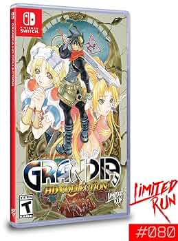 Nintendo Switch GRANDIA HD collection limited run Switch Limited Run #80: Grandia HD Collection – Limited Run