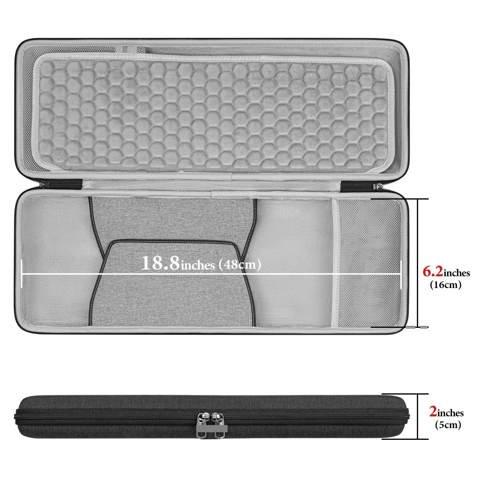Estuche for Teclado Combinado for, Bolsa de Transporte rígida for teclados 87 Teclas para Teclado