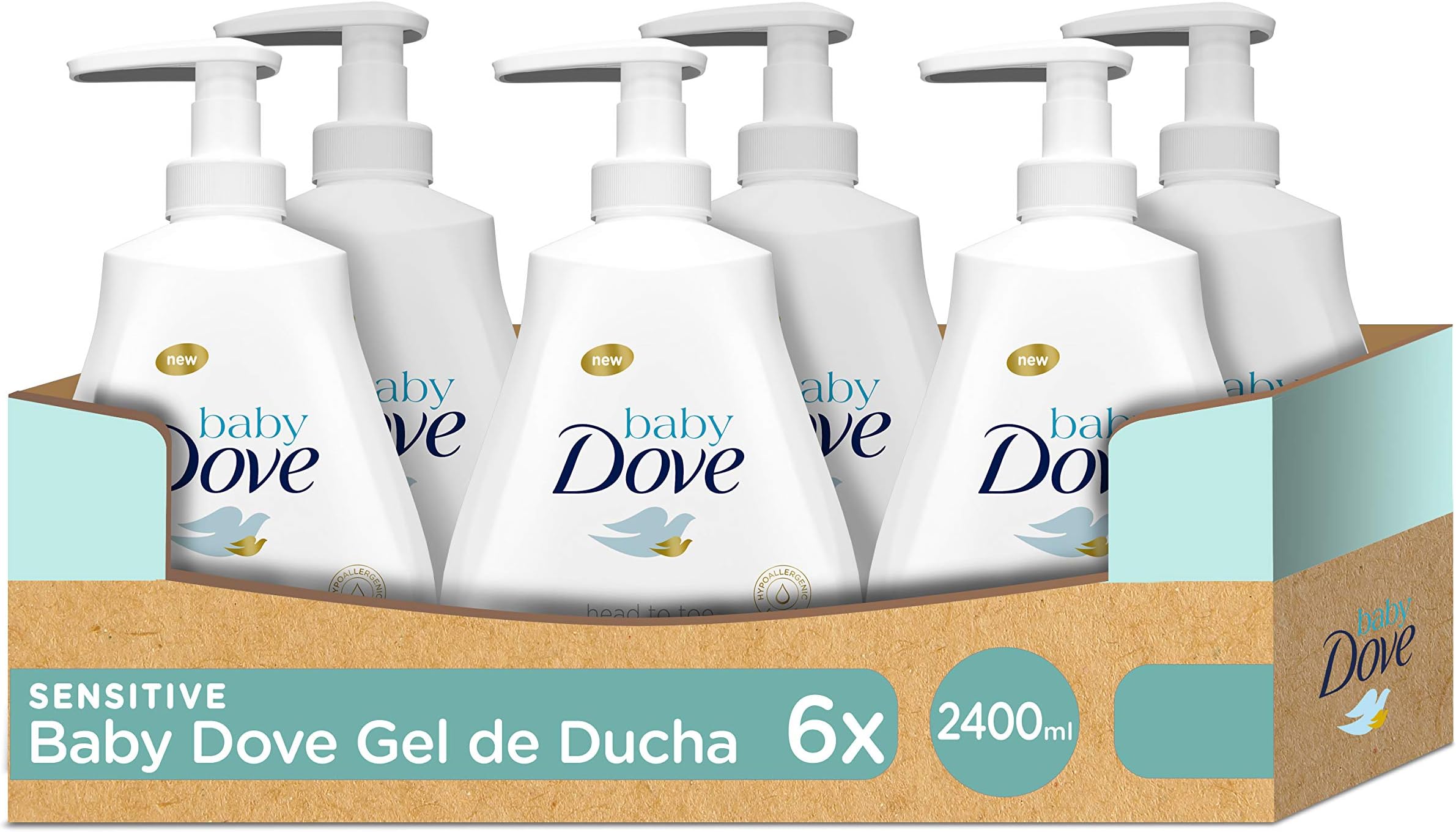 Dove Head to Toe Wash, Sensitive Moisture