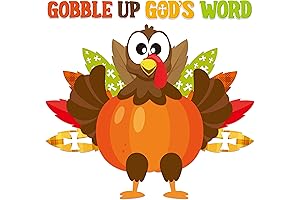 Gobble Up God's Word Turkey Bulletin Board Decoration Set