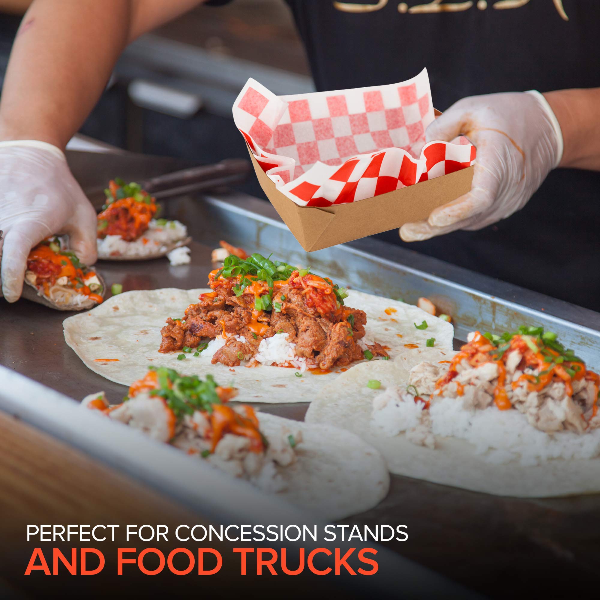 Buy Deli Paper Sheets (500 Count) 12Inch Red Checkered Square Sandwich