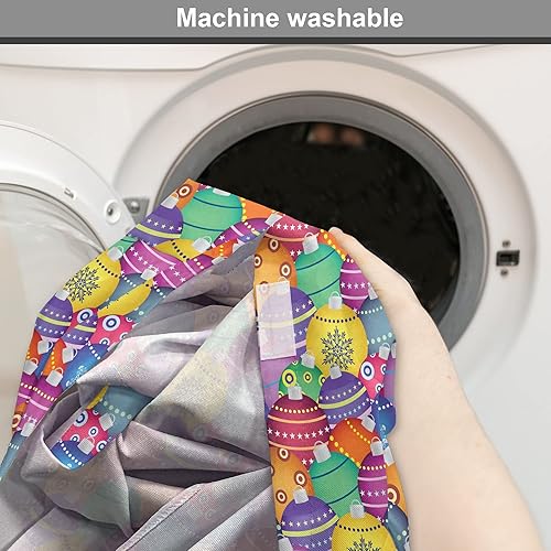 Miniatura 9 de Ambesonne Funda bohemia para jaula de perro, diseño tribal étnico retro maya nativo americano funky hippie cultura, fácil de usar, para perros