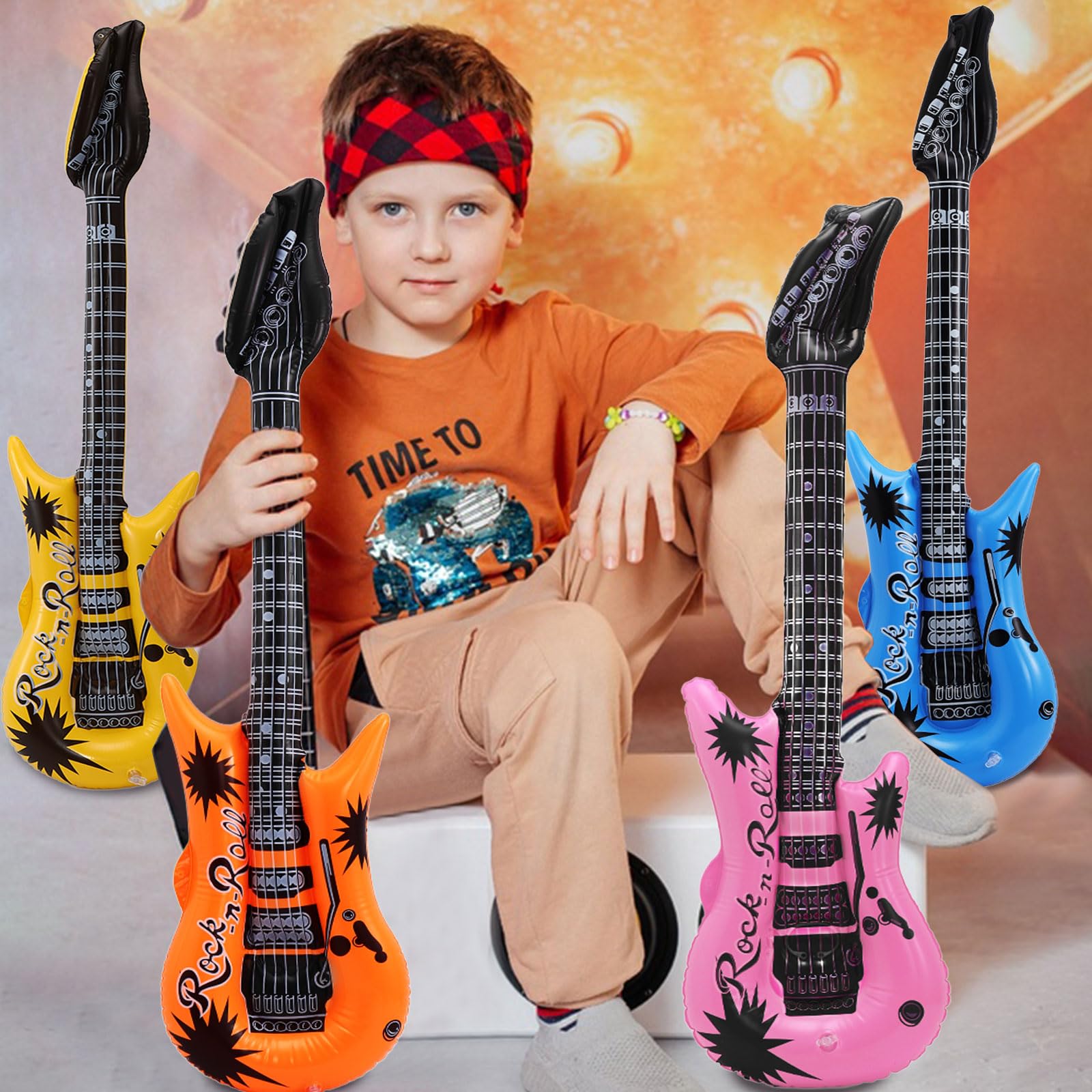 Guitarra inflable de 14 piezas