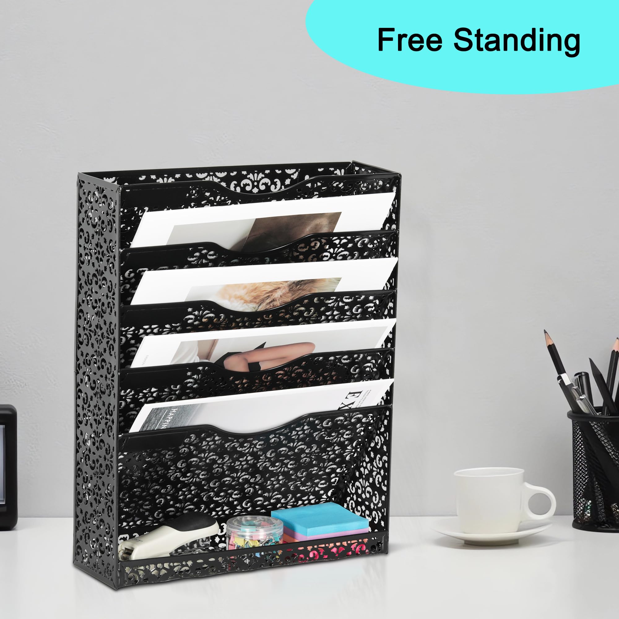 Conveniente Organizador De Archivos De Pared Vertical En Muchos Diseños Elegantes