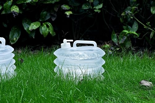 Miniatura 5 de AceCamp Jerrycan de acordeón, contenedor de agua plegable, jarra de agua potable con espita, PET de grado alimenticio, campamento, senderismo,