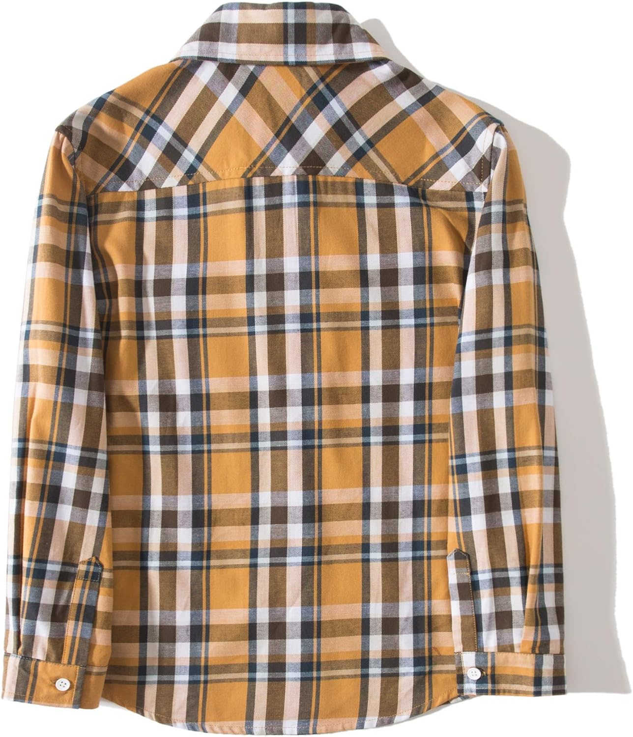 Tronjori Boy's Long Sleeve Button Down Woven Shirt - Image 3