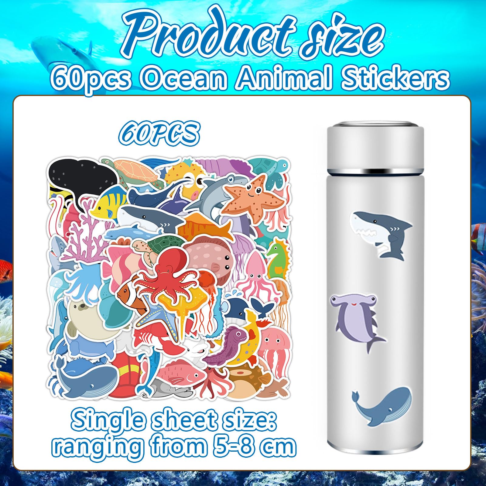 Ensemble Vectoriel D'animaux Marins Pour La Décoration | Vecteur Premium