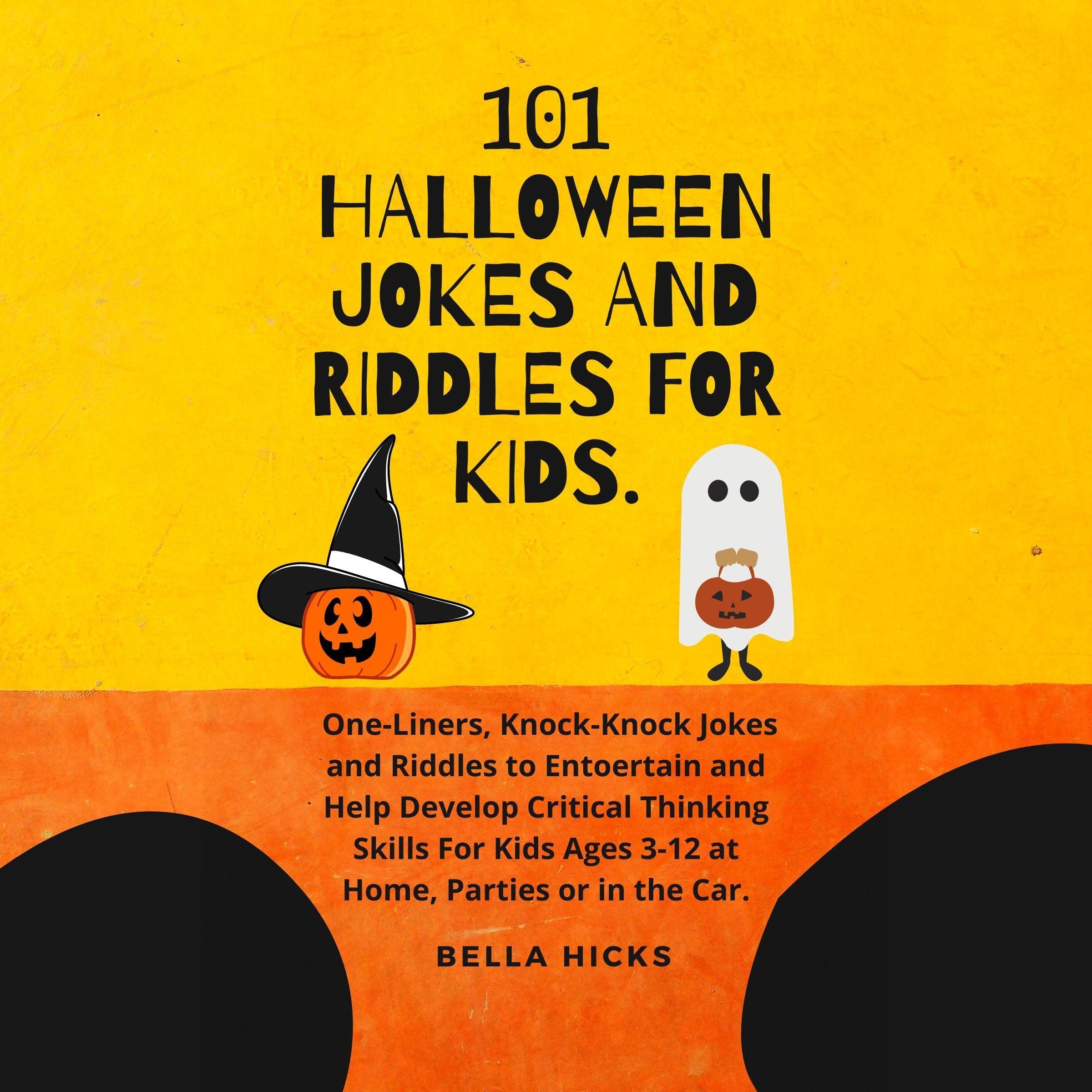 Cover art for 101 Halloween Jokes and Riddles for Kids