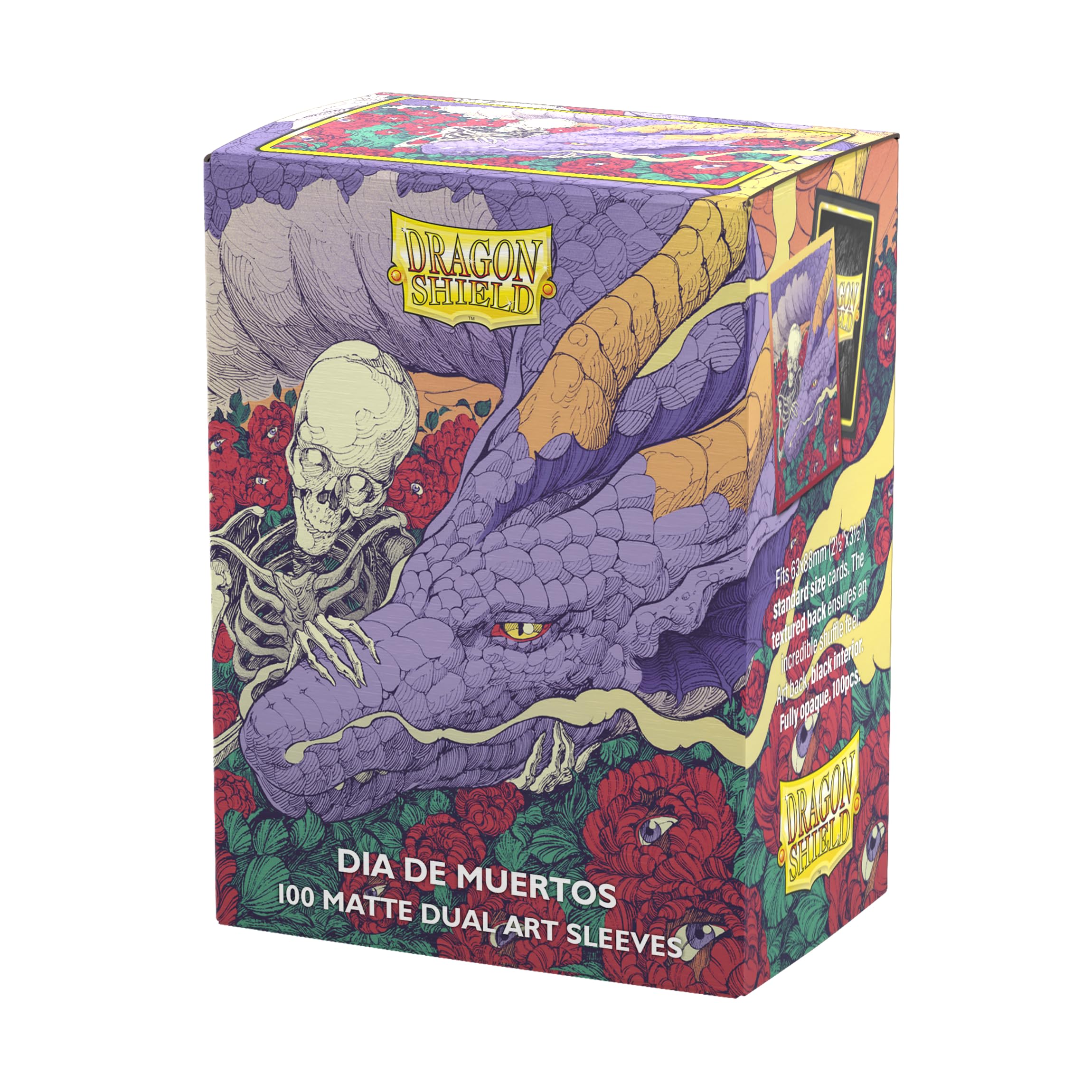 Dragon Shield | Matte Dual Art Sleeves | Dia De Muertos 2026 | 100 CT - Smooth & Tough Premium TCG Sleeves | Compatible with Pokemon, One Piece & Magic the Gathering — image 1