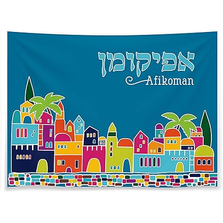 The Dreidel Company Passover Matzah and Afikoman Bag Set