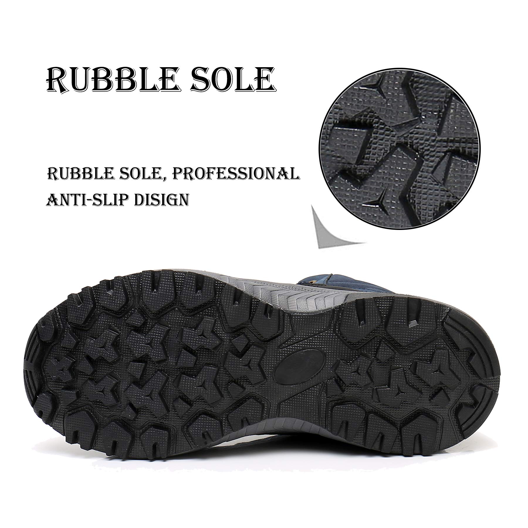 TORISKY Stivali Invernali Uomo Donna Scarpe Cotone Outdoor Impermeabili Trekking Caldo Piatto Caviglia Stivaletti Neve