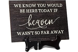 Personalized Wedding Memorial In Memory of Deceased Loved One Wooden Plaque Photo...