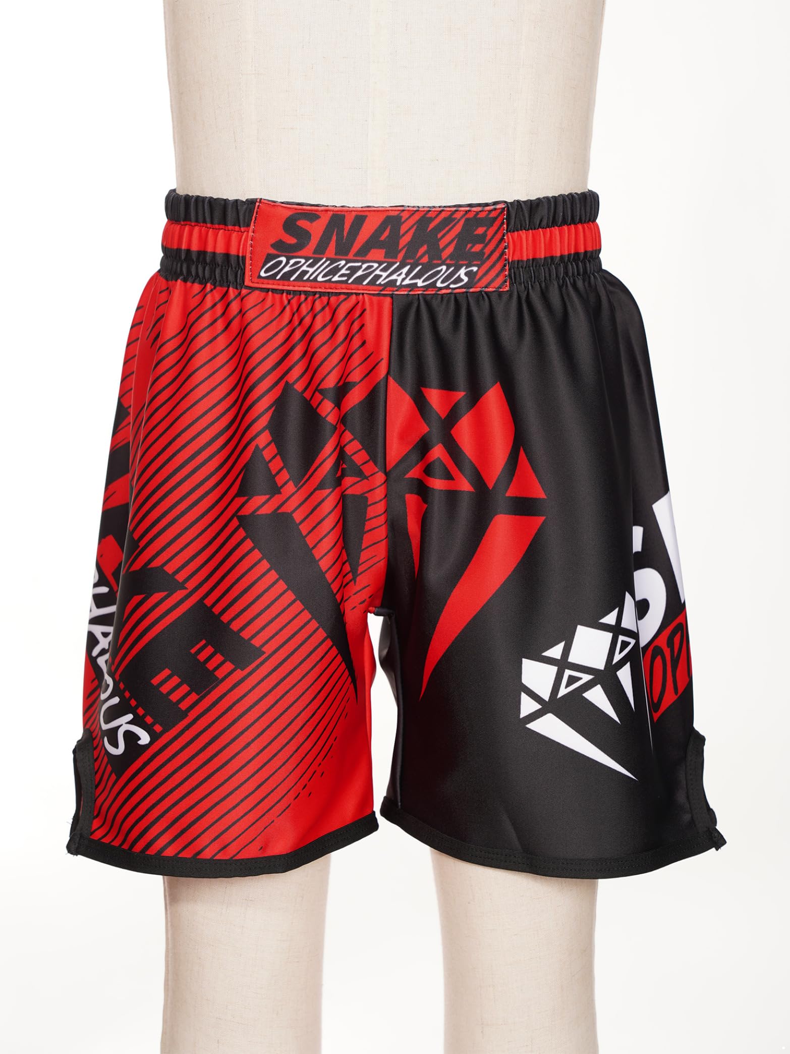 Vxuxlje Enfant Fille Garçon Shorts de Boxe Muay Thai Short MMA Kickboxing Pantalon Court Fitness Training Fight Short d'Entraînement Sport Fitness Musculation 5-16 Ans
