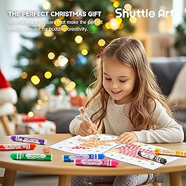 Shuttle Art Dot Markers, 15 Colors Washable Dot Markers for Toddlers,Bingo Daubers Supplies for Kids Preschool Children, Non Toxic Water-Based Bingo Daubers