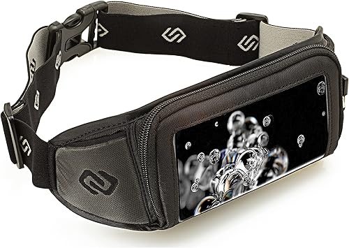 Miniatura 8 de Sporteer Kinetic K1 - Cinturón para correr con pantalla táctil, compatible con iPhone 17/16/15 Pro Max, 16/15 Plus, 17/16/15 Pro, iPhone 17/16/15,