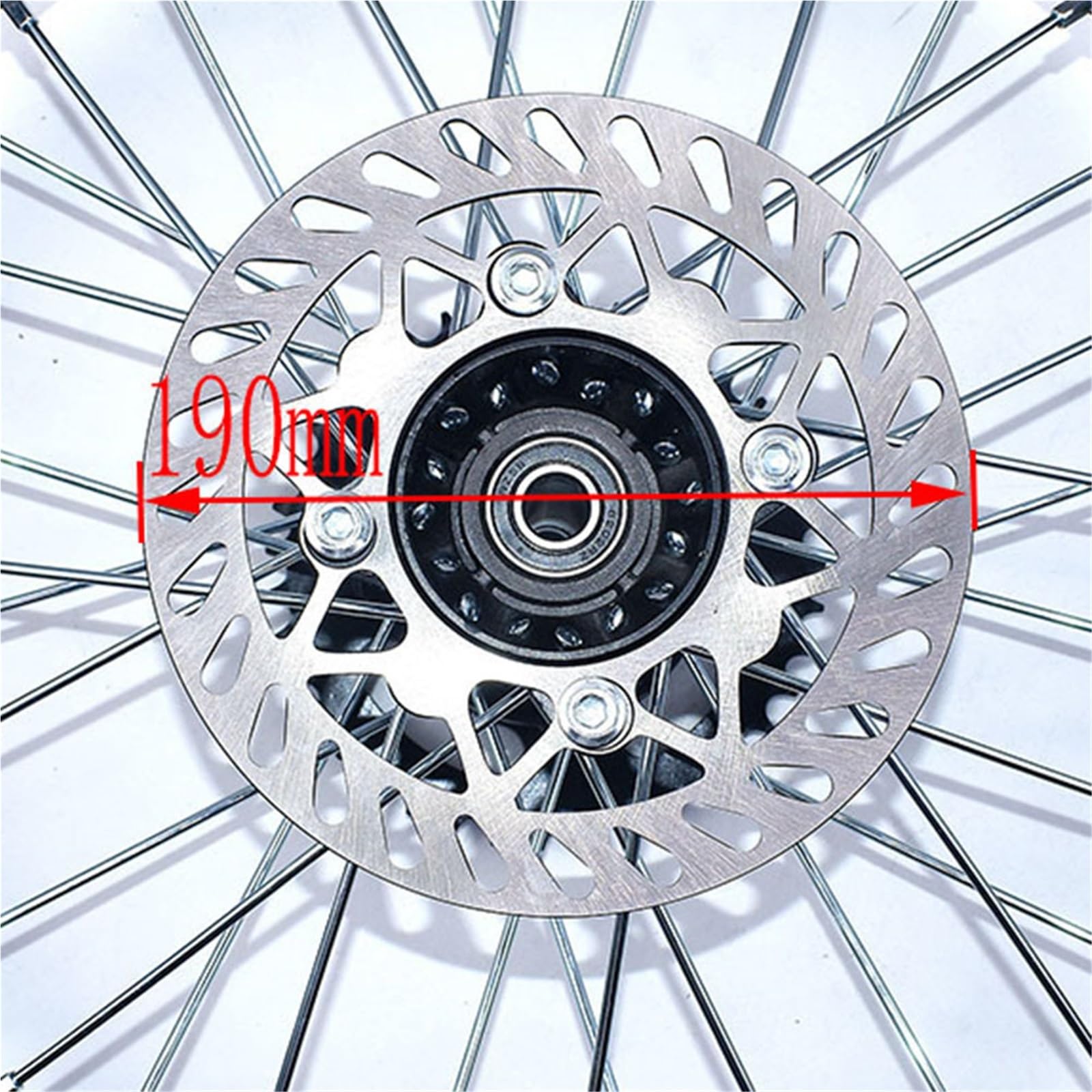 Radnabe Passend für KLX. Passend für CRF vorne und hinten. 1,60–17 Zoll Felgen, Aluminiumlegierungsrad mit Kettenrad-Scheibenbremse(Silver 15mm A)
