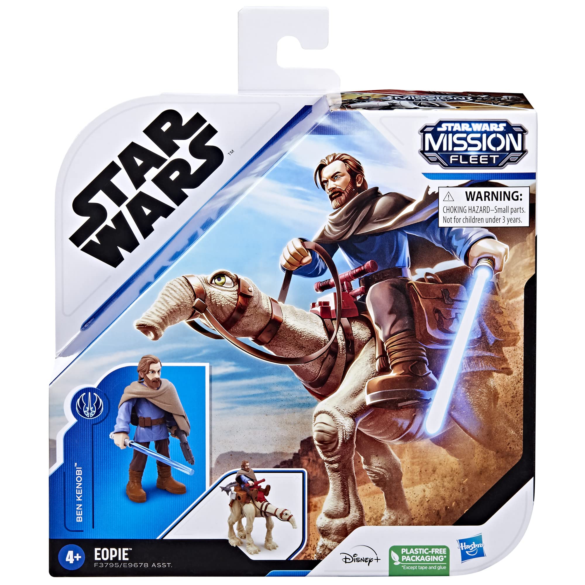 Star Wars Mission Fleet Obi-Wan Kenobi, Ben Kenobi and Eopie, Toy for Kids 2.5-Inch-Scale Figure and Vehicle, Children Aged 4 and Up… - Image 2