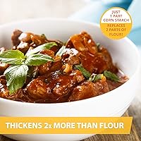 Vista 5 de Roots Circle 100% Puro Almidón de Maíz Envase hermético de 17.63oz Espesante 100% natural para sopas, guisos, salsas, hornear tartas, pudines