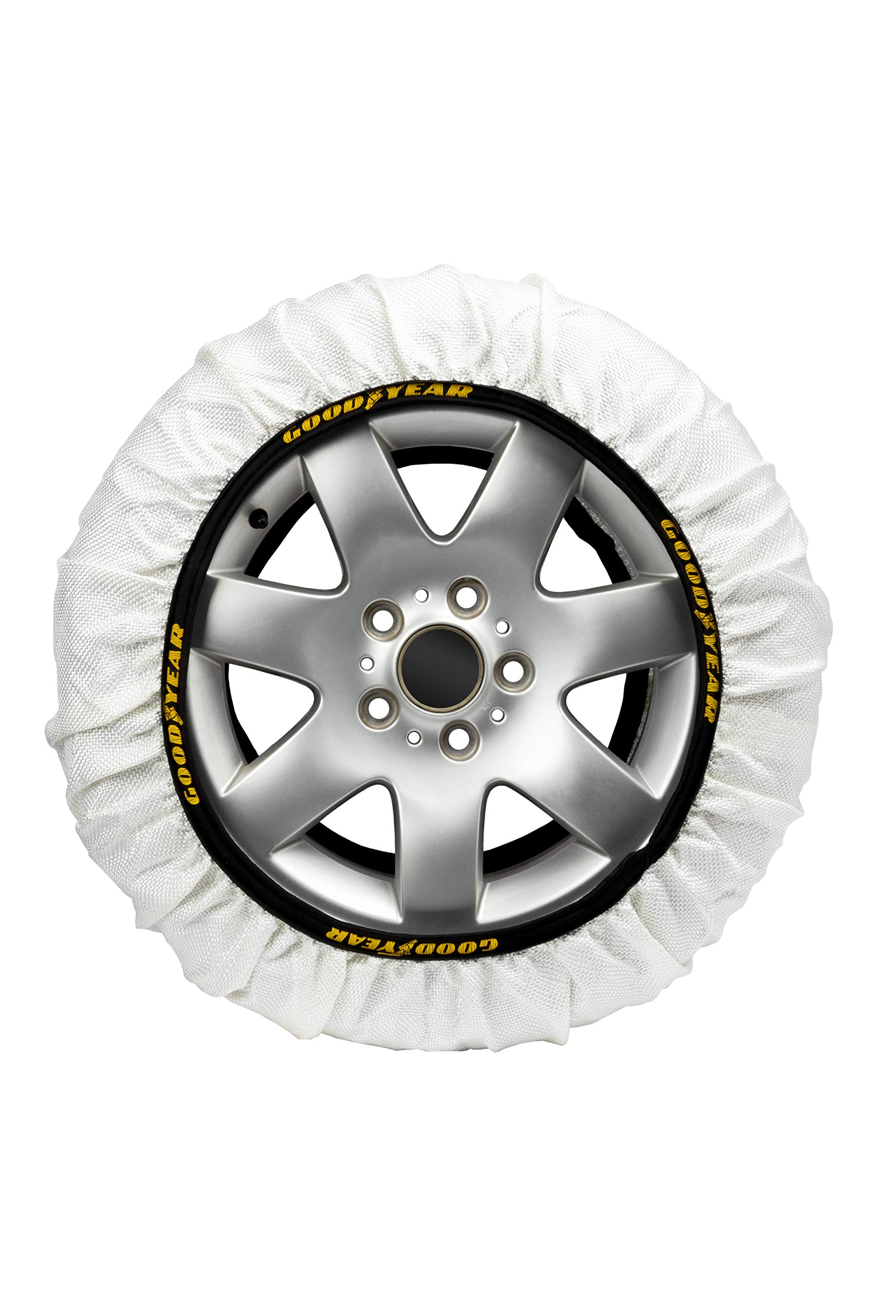 Goodyear Juego de 2 Cadenas de Nieve Textiles para Coche Goodyear Snow & Road Talla L