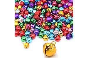 200Pcs Mini Jingle Bells For Crafts - Bulk Craft Supplies for Jewerly...