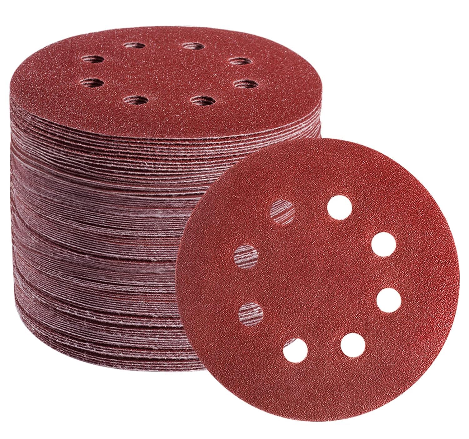 EETools40 x 120G 125mm Coarse Sanding Discs for Bosch PEX 220/300 Random Orbital Sander