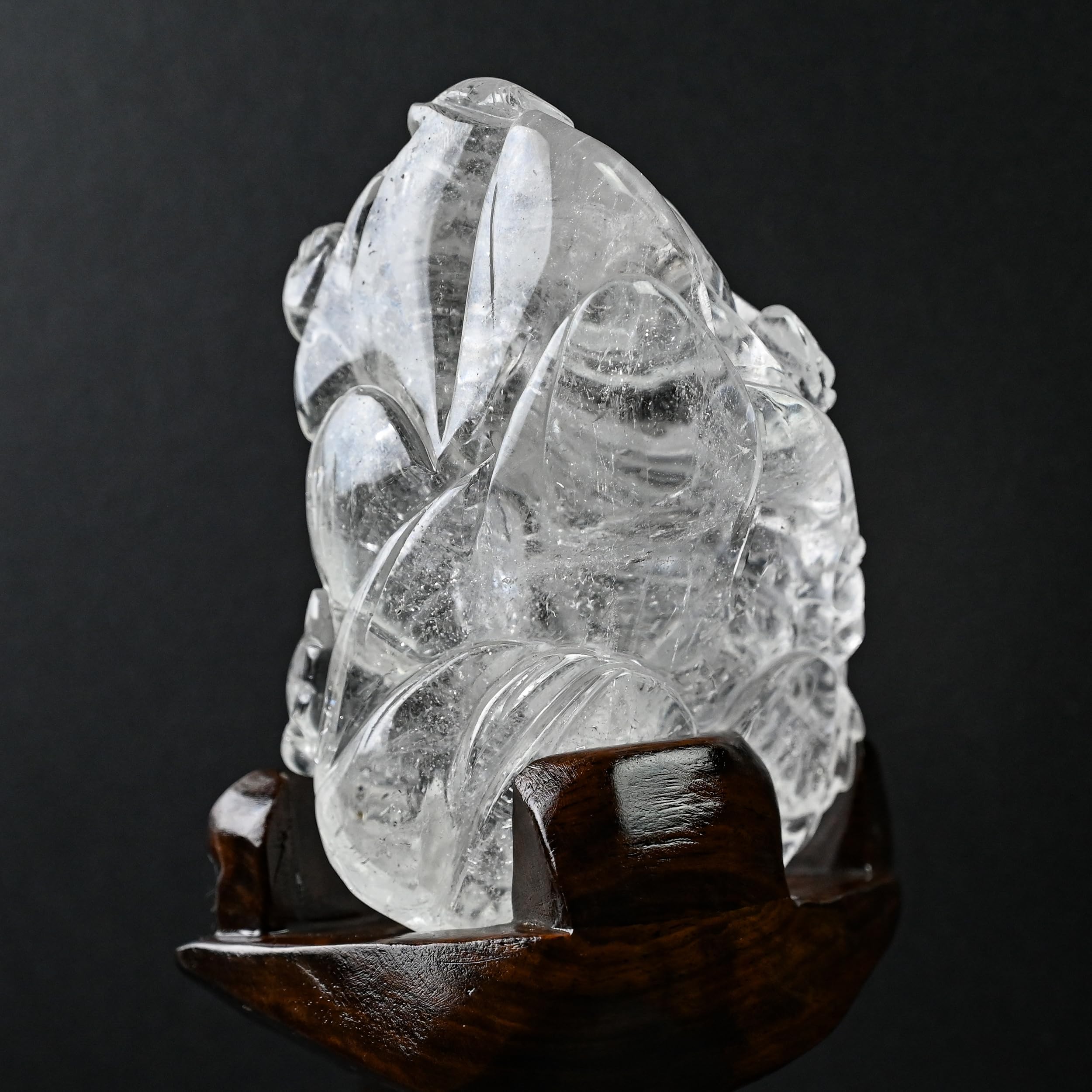 天然水晶 龍彫刻　昇り龍　縁起物 Amazon.co.jp: 【英雅堂】天然水晶 龍神の彫刻 昇り龍 一点物