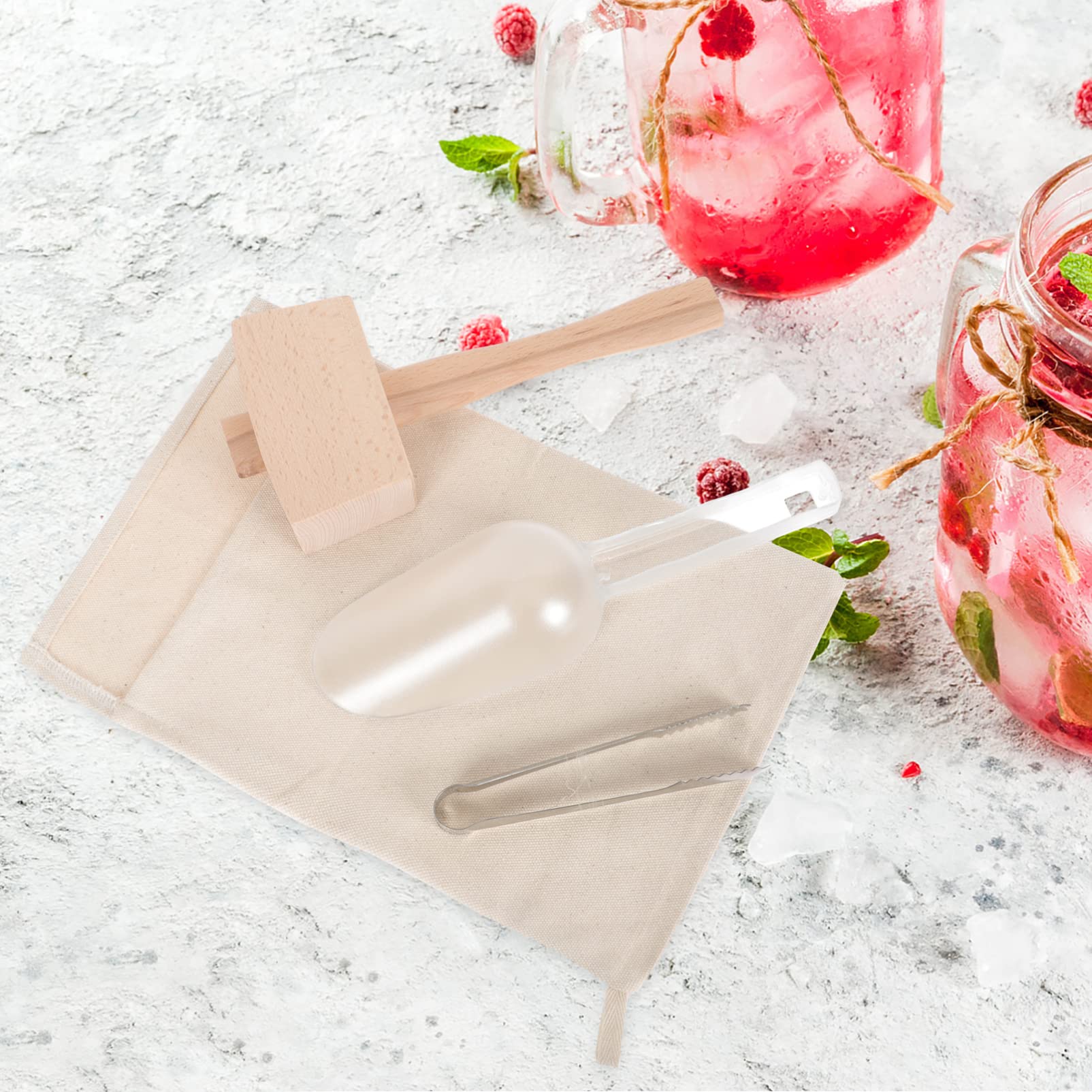 Bolsa para Triturar Hielo en Set de 1 Pieza de Tela para Barra