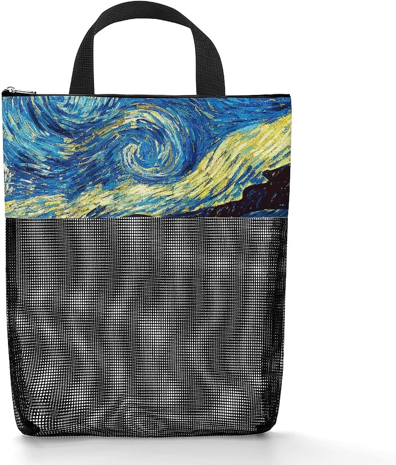 メッシュキャディバッグ バッグインバッグ スパバック 手提げバッグ ゴッホ 星月夜 ポータブルシャワー メッシュバッグ ビーチバッグ トートエコバッグ 速乾性 洗面用品 バスオーガナイザー 旅行用 水泳用 トイレタリー 雑貨 小物収納 Archive Jakeandnecia Com