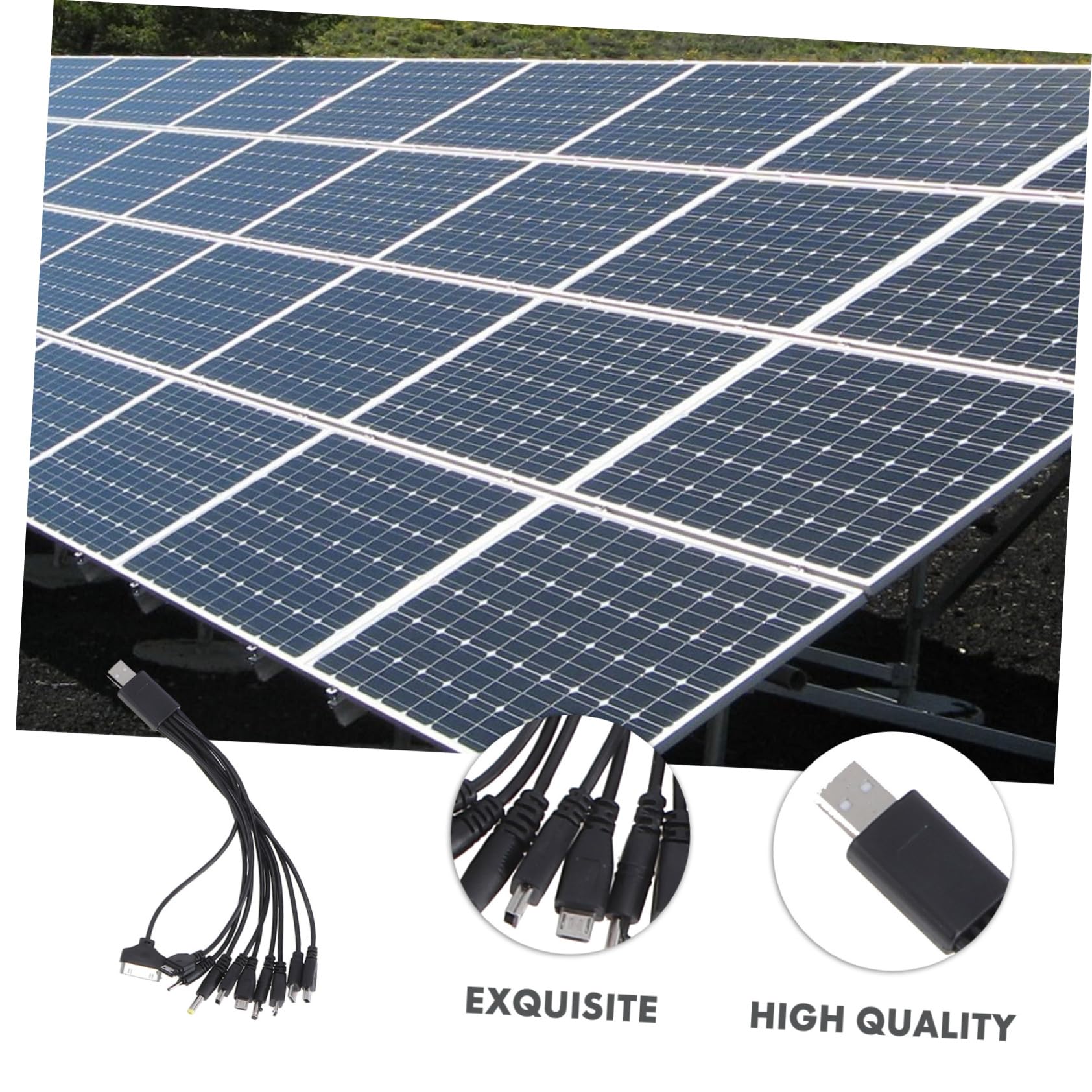 Pannello Solare Monocristallino 200w 12v, Kit Nero