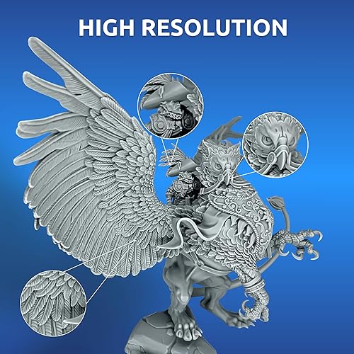 Miniatura 2 de TGM-7 Resina de impresora 3D para miniaturas de mesa, líquido de impresión 3D resistente, de alta resolución, bajo olor, de curado rápido para