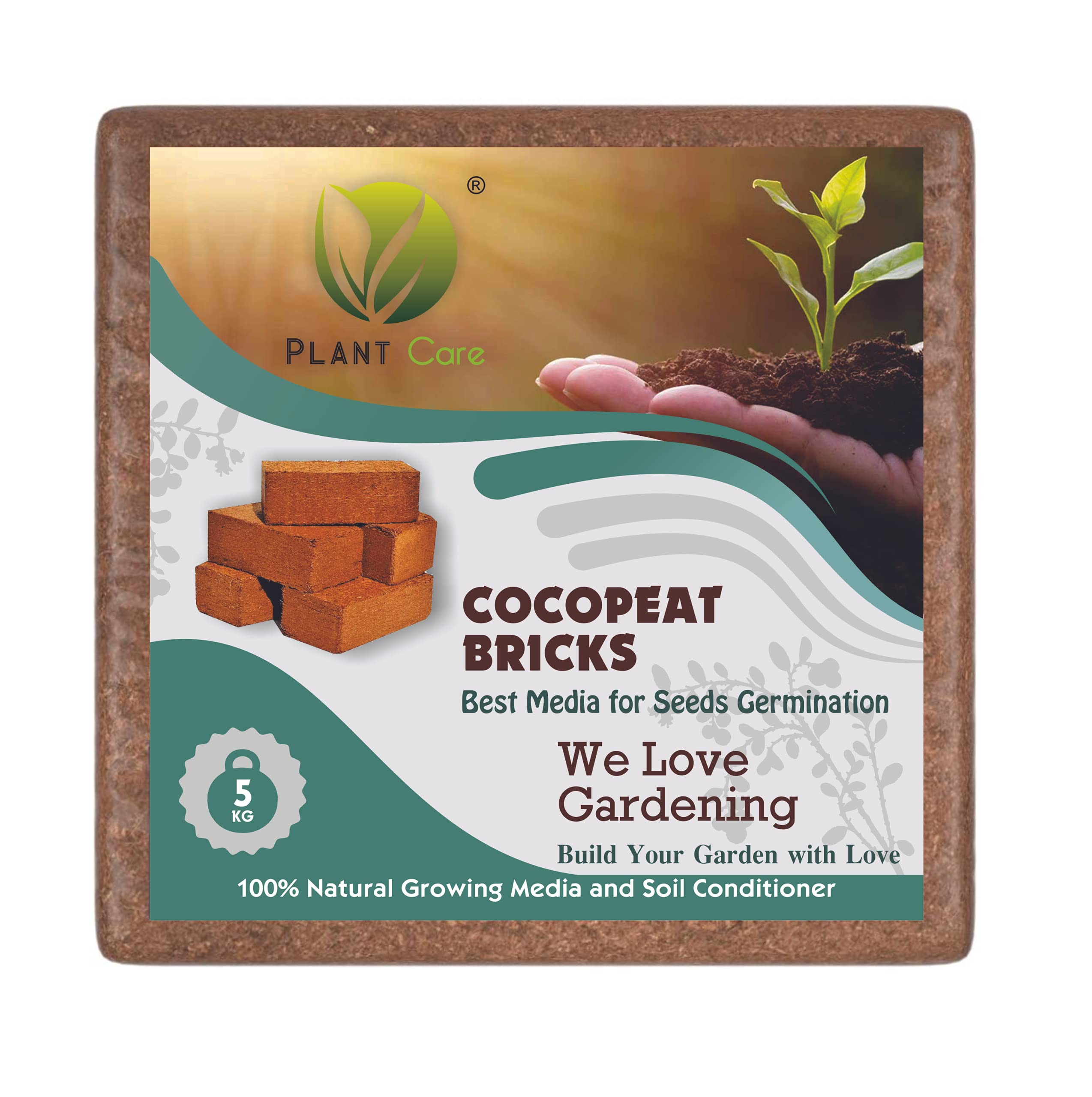 PLANT CARE Organic Cocopeat Brick, cocopeat Powder for Plants, Soil Mix for Plants Home Garden, cocopeat Compost for Plants Home Garden Soil Mixture Coco Pit Fertilizer 5 KG (B09DQ7JX7K) Amazon Price History, Amazon Price Tracker