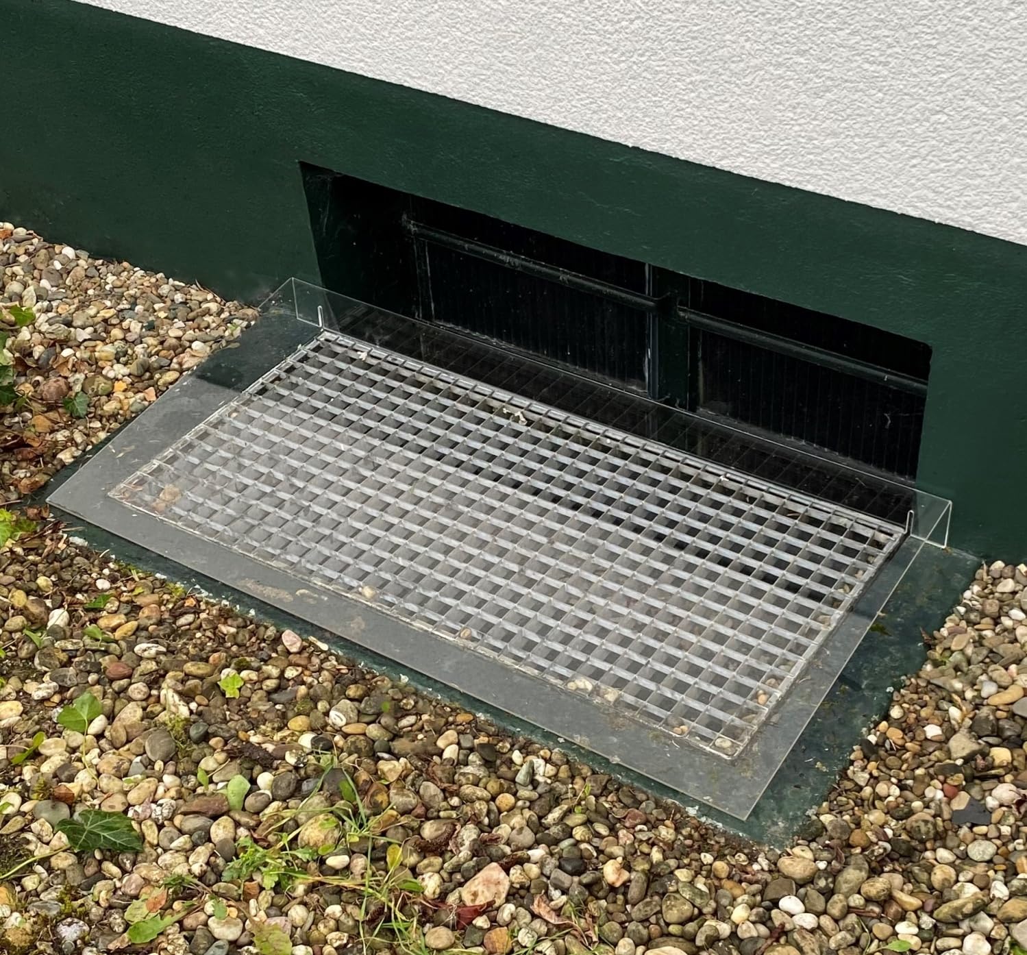 Lichtschachtabdeckung Acryl, 1100 x 450 mm | Kellerschachtabdeckung, Regenschutz, aus Acrylglas, zum Auflegen