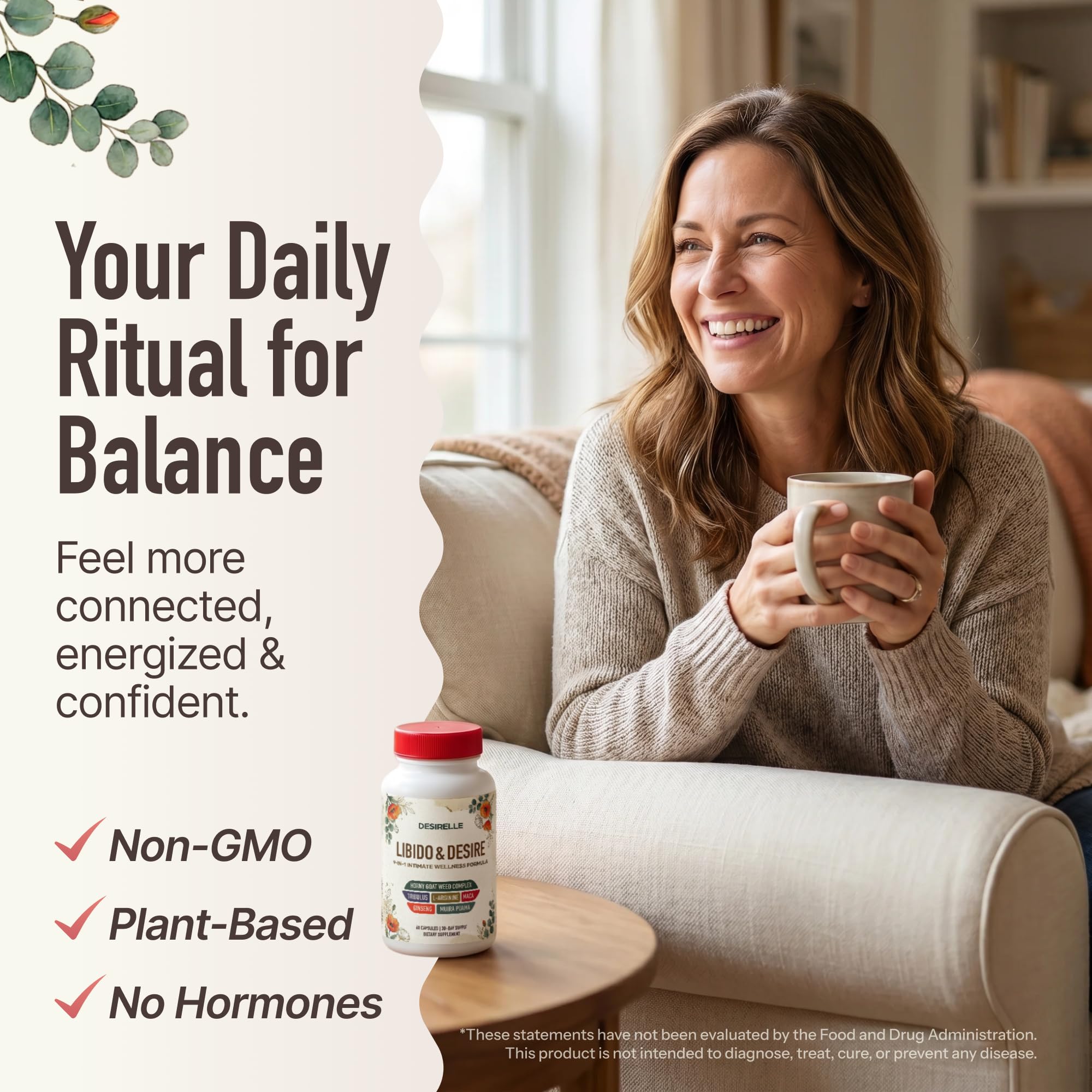 Libido Support for Women Fast Acting - Hornygoatweed Women Non-GMO — Amazon image 5