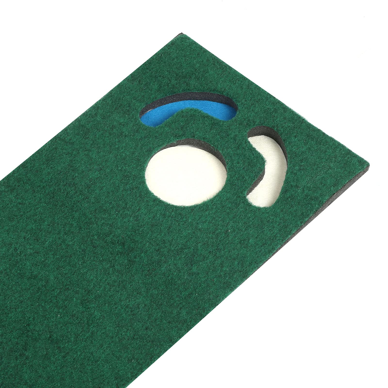 Manta de entrenamiento de putter, ligera y portátil, para interior y exterior, esterilla de ejercicio de calle, 180 x 33 cm, para familia y