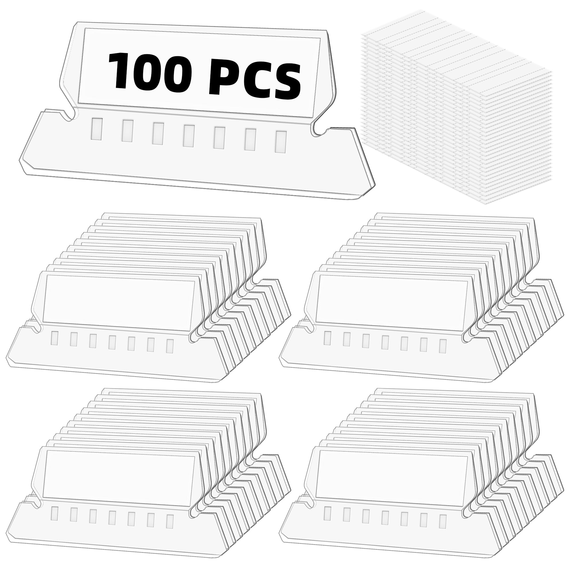Hanging File Folder Tabs File Folder Labels, SUNEE 50 Sets Labels And ...