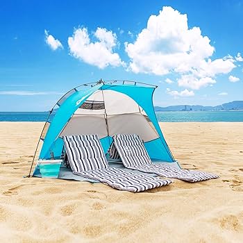 Amazon.co.jp: QUICK-UP (クイックアップ) ビーチテント ポップアップ