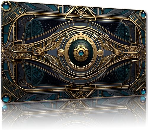 Malqiqi Tapete de juego para MTG, con bolsas de almacenamiento gratis, tapete de juego de 24 x 14 pulgadas, TCG y tapete de juego de mesa para