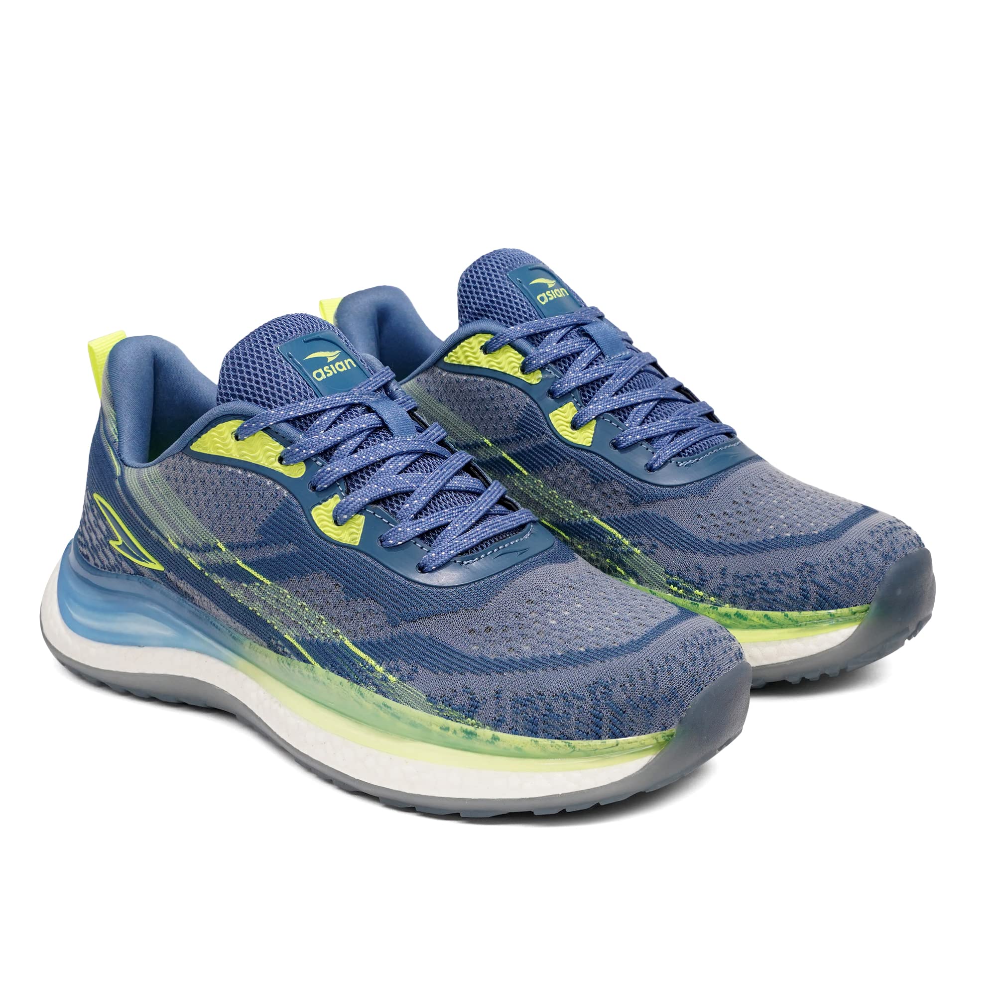 ASIAN Mens Legend-02 Sports Running,Walking,Gym Shoes with Max Cushion Technology Lightweight Phylon Sole with Memory Foam Insole Casual Sneaker Shoes for Mens & Boys Slate Green (B0BW413DXM) Amazon Price History, Amazon Price Tracker
