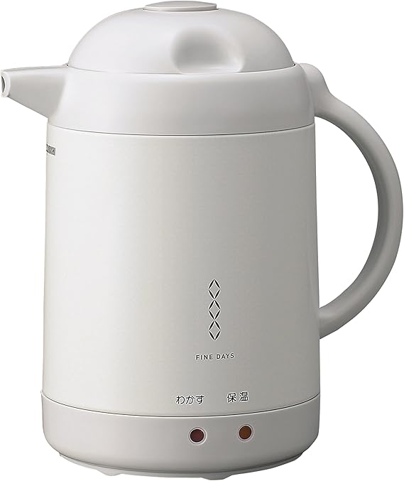 ZOJIRUSHI electric kettle 1.0L CHCE10WG White Gray (Japan import