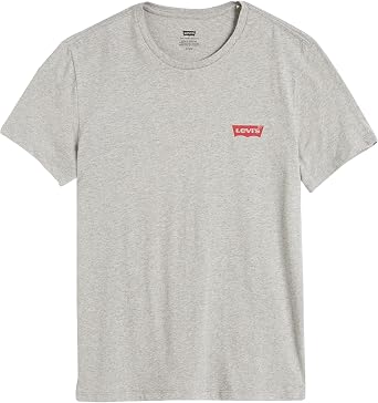 Levi's Men's 2 Pack Slim Crew T-Shirt, Navy/White