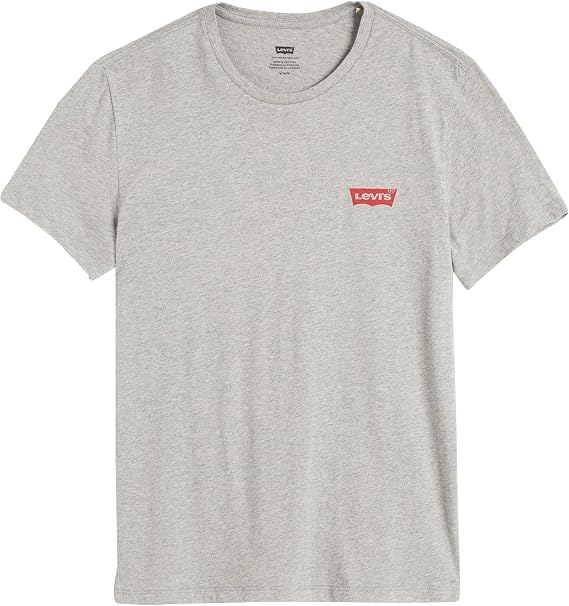 Levi's Men's 2 Pack Slim Crew T-Shirt, Navy/White