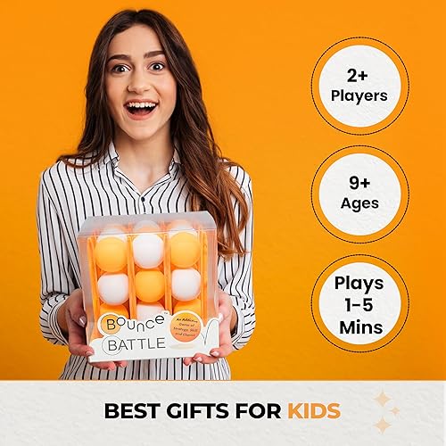 Miniatura 14 de Juego de edición de madera con 36 cartas de batalla, un adictivo juego de estrategia, habilidad y oportunidad, divertidos juegos de pelota de rebote