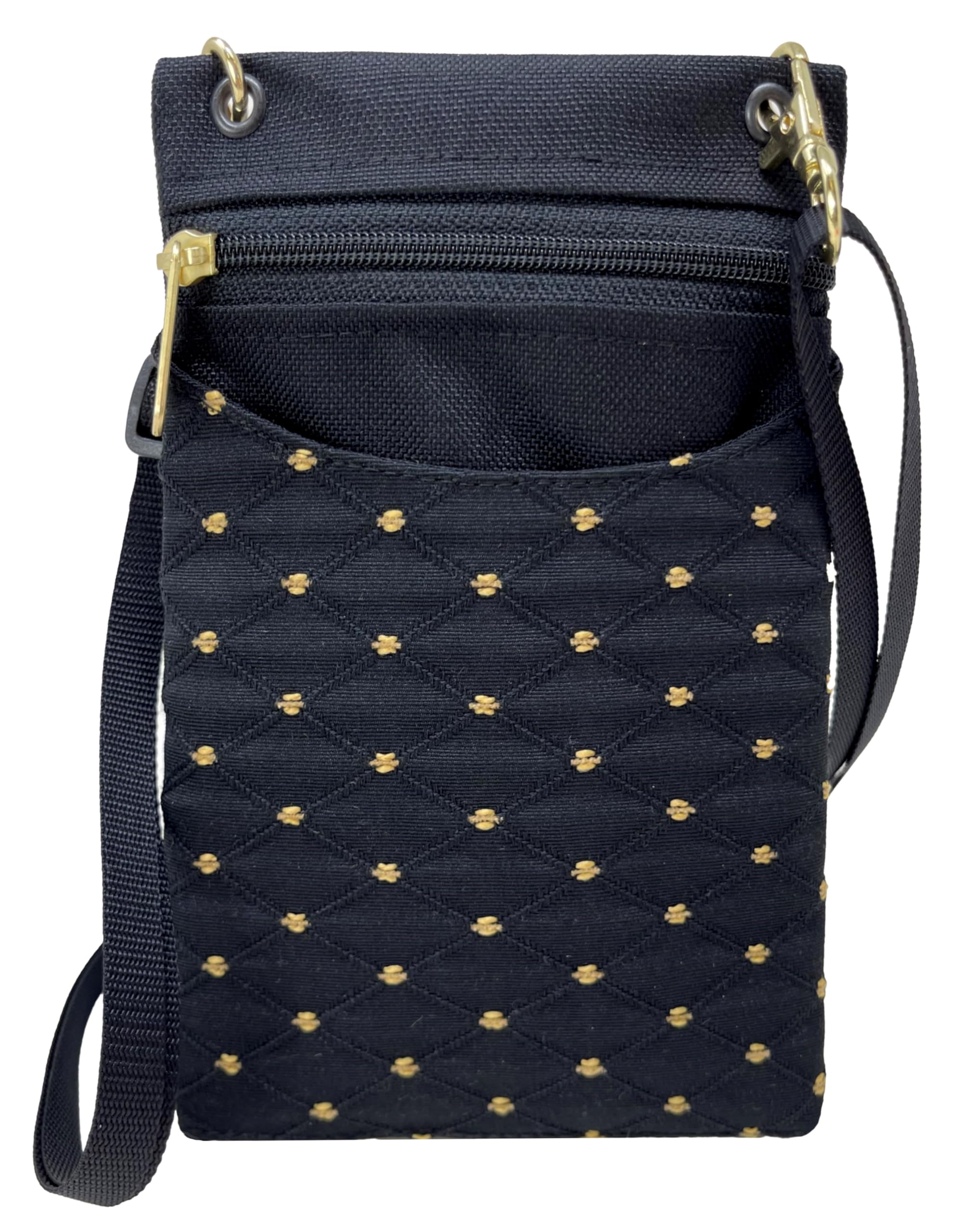 Danny K. Women's Tapestry Crossbody Cell Phone or Passport Purse, Handmade in USA | Cell Phone, Handmade, in USA