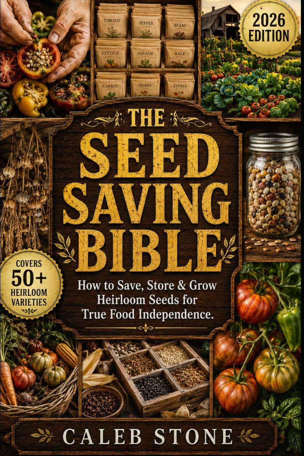 The Seed Saving Bible: How to Save, Store, and Grow Heirloom Seeds for True Food Independence.
