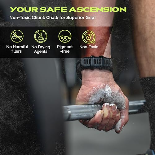 Miniatura 6 de Rage Fitness Gym Chalk  Magnesium Carbonate Athletic Chalk for Excellent Grip - Gym Workout Grip Chalk for Weightlifting & Gymnastics.