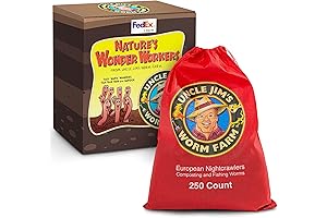 Premium Uncle Jim's Red Worms for Enhanced Gardens
