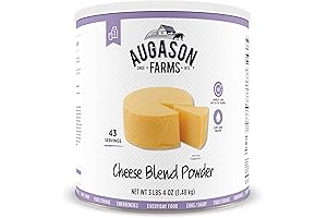 Cheese Blend Powder: Thrive Freeze Dried Gluten Free Food for Long Term Storage
