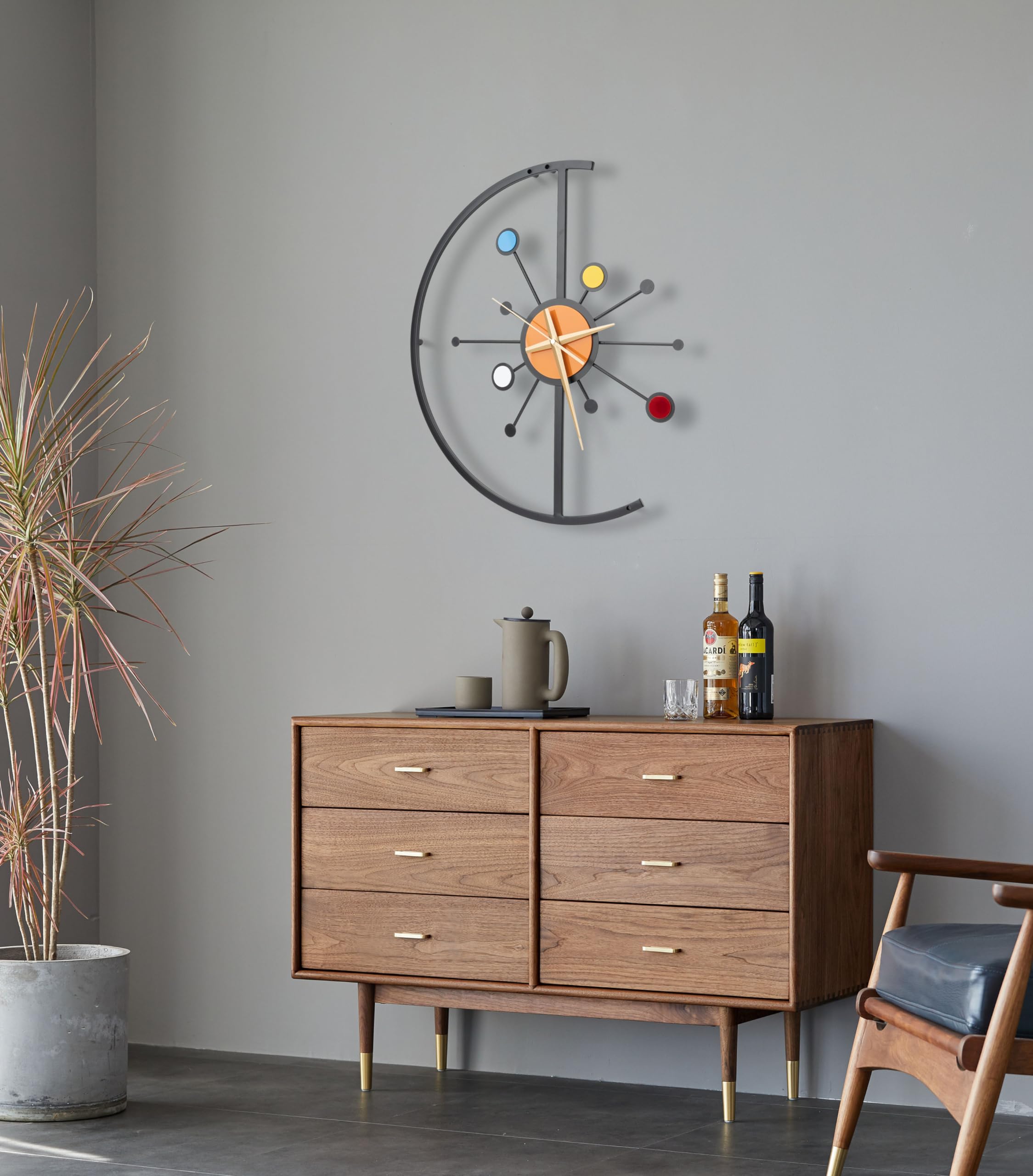 Amazon.com: TwoDays Mid Century Modern Decor, Large Retro Silent